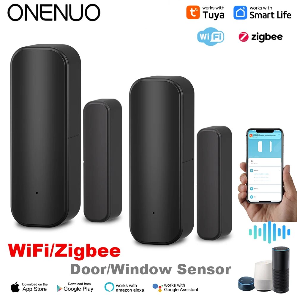 Home Security Alexa - Tuya WiFi/ZigBee Door Window Sensor Smart