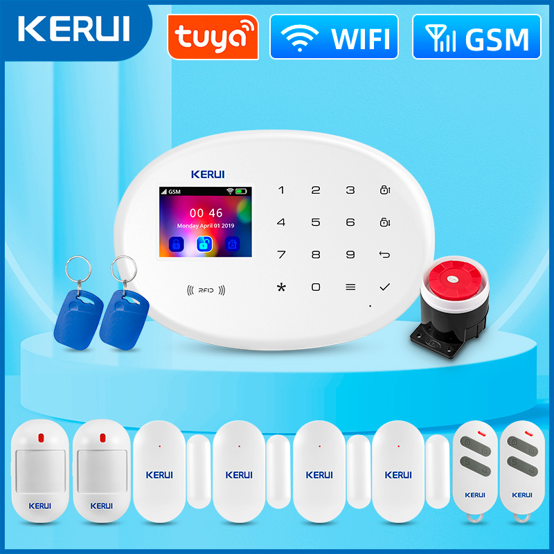 Home Security Front Door Camera - KERUI W202 Alarm System WIFI GSM