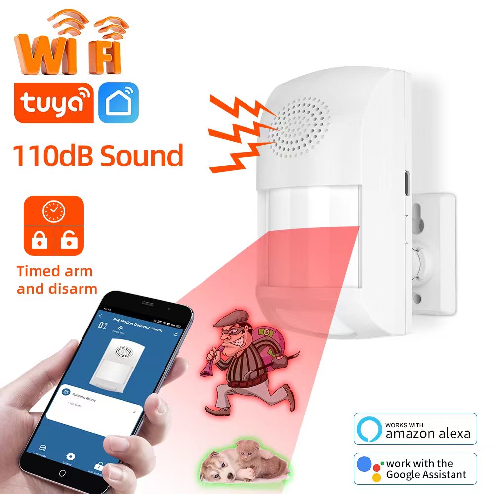 Home Security Alexa - Tuya WiFi Smart Home Burglar Alarm
