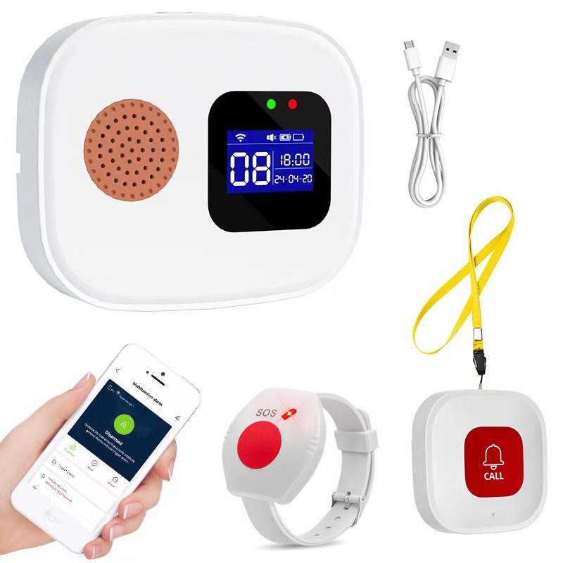 Home Security Monitoring - Emergency Call Button for Seniors, Tuya