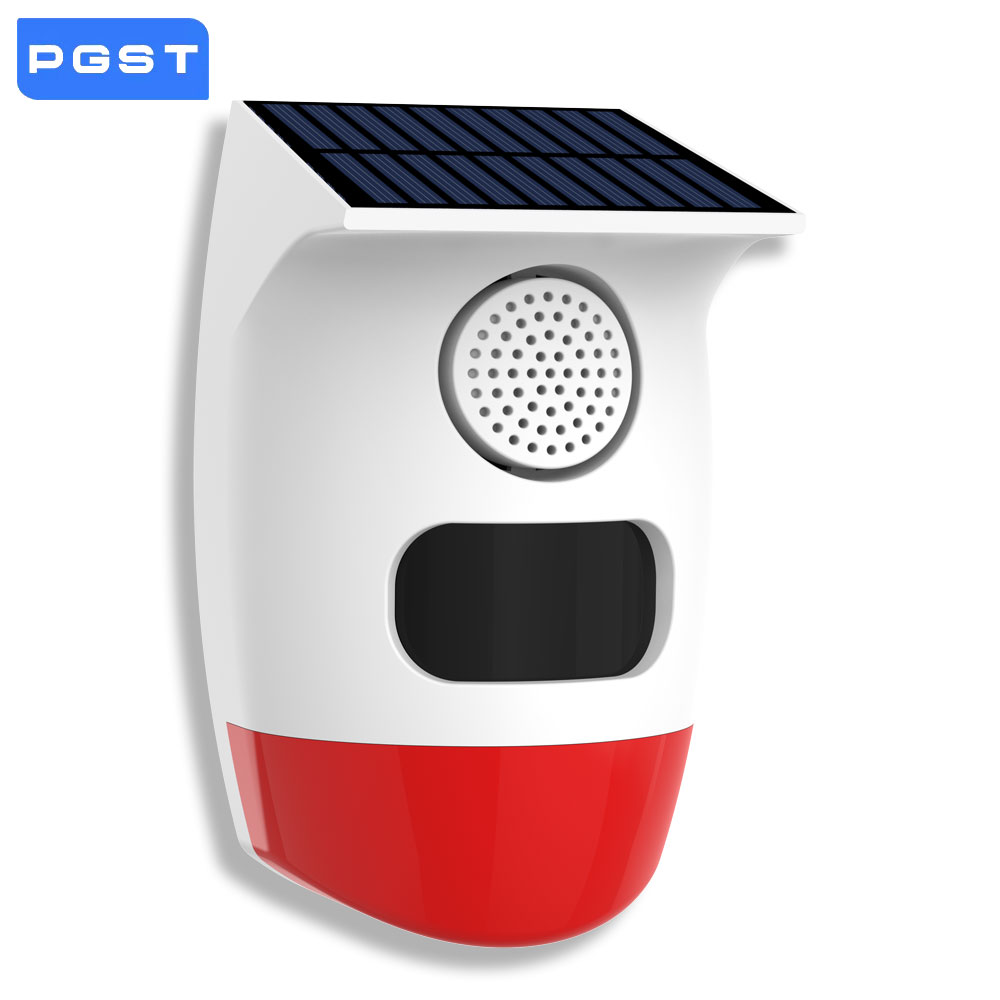 Alarm Siren Outdoor - PGST Tuya Smart Life Solar Alarm