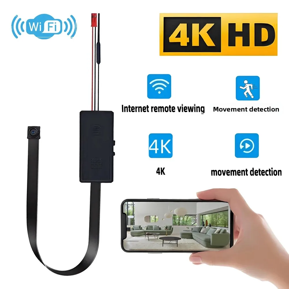 4K HD New Mini WiFi Camera, Su - огляд і ціна Hidden Camera Clock