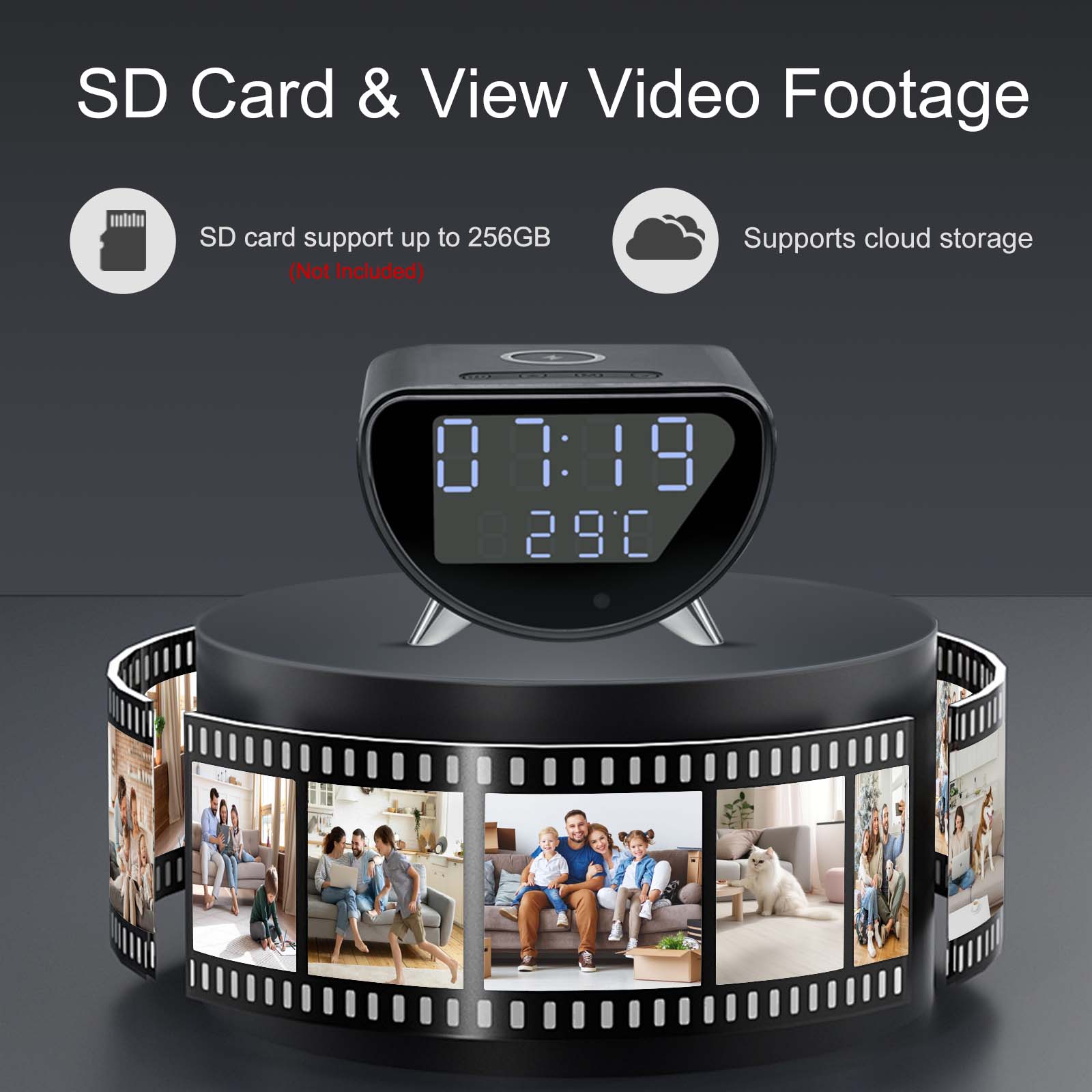 WiFi Clock Camera with Wireles - огляд і ціна Hidden Camera Clock