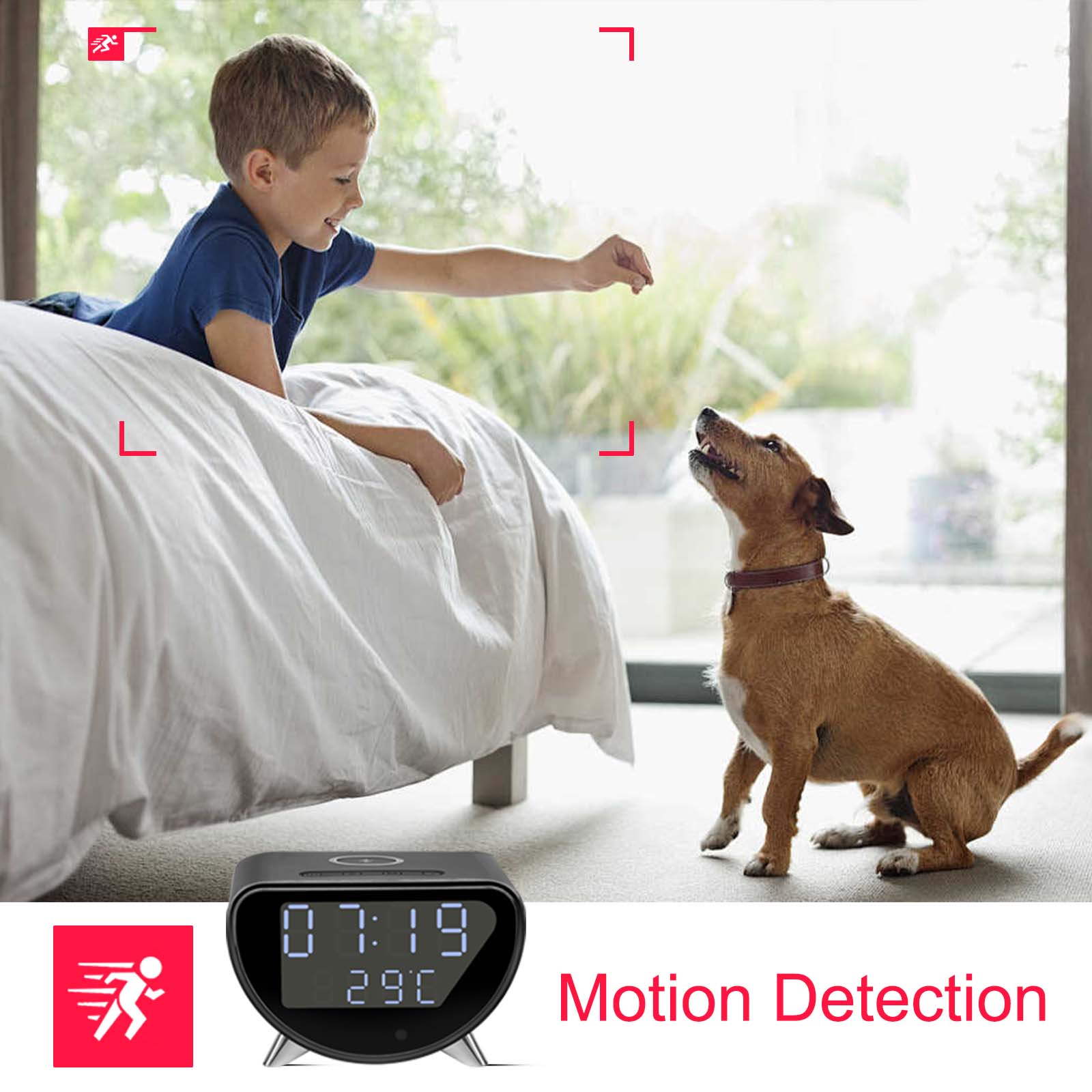 WiFi Clock Camera with Wireles - огляд і ціна Hidden Camera Clock