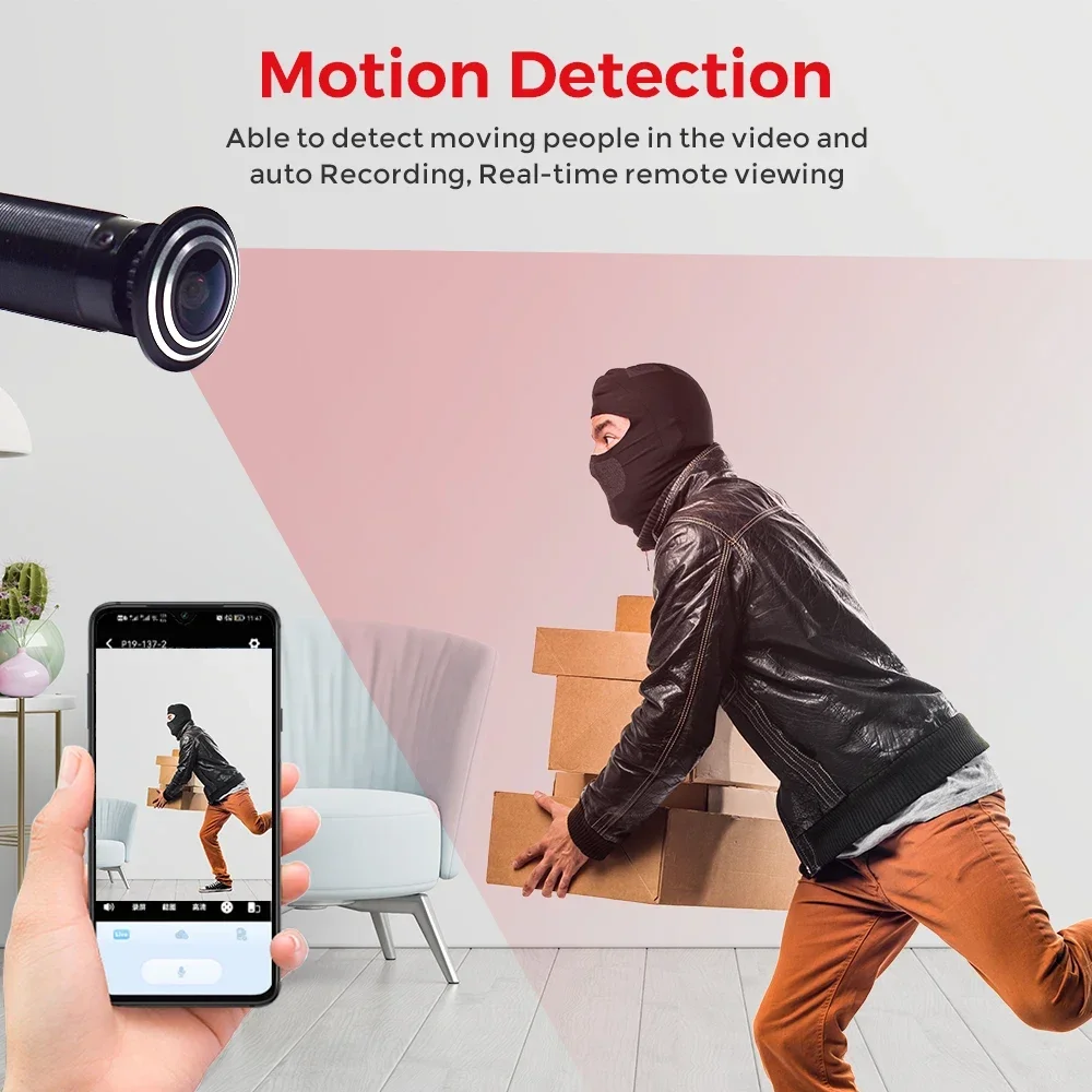 PEGATISAN 2K Wifi Tuya Peephol - огляд і ціна Home Security Front Door Camera