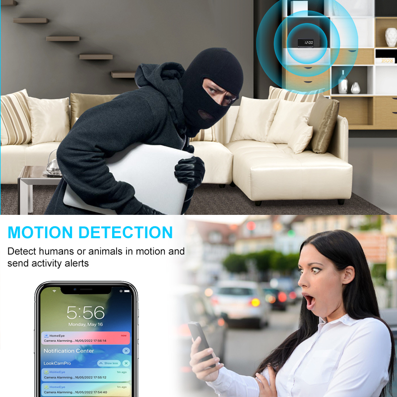 1080P WiFi Camera Digital Cloc - огляд і ціна Hidden Camera Clock