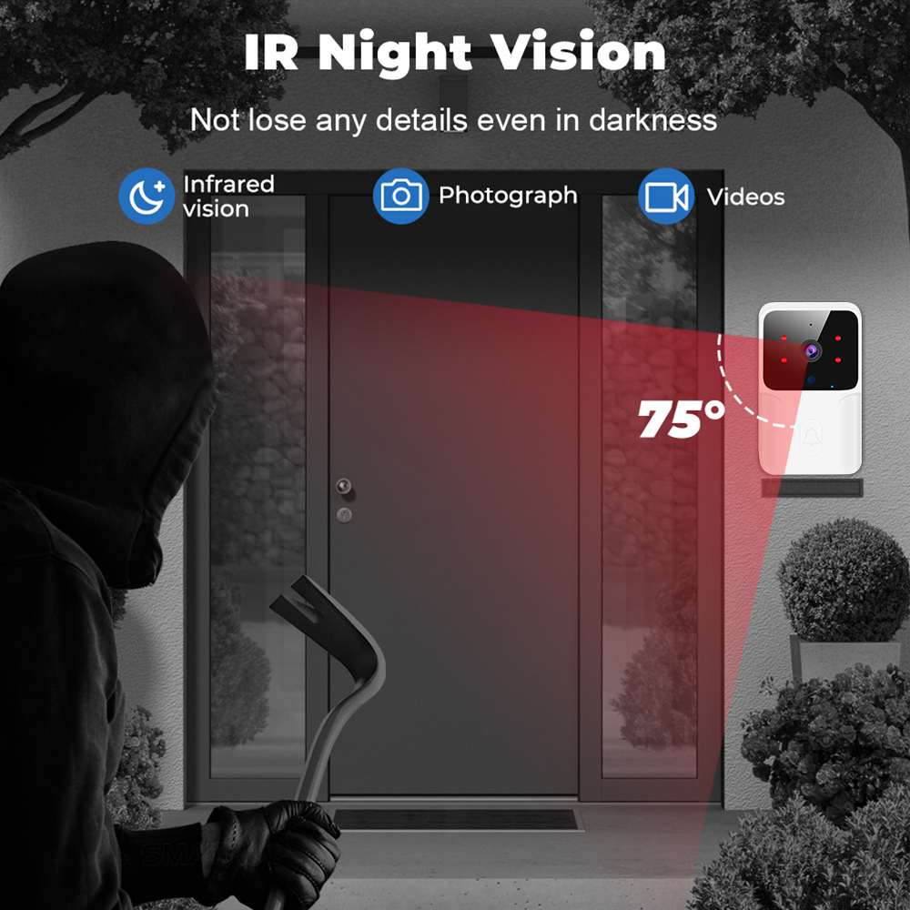 Tuya WiFi Video Doorbell Wirel - огляд і ціна Home Security Front Door Camera