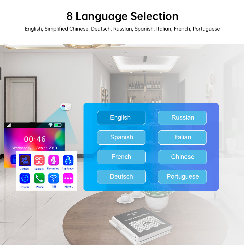 KERUI W202 Alarm System WIFI G - огляд і ціна Home Security Front Door Camera
