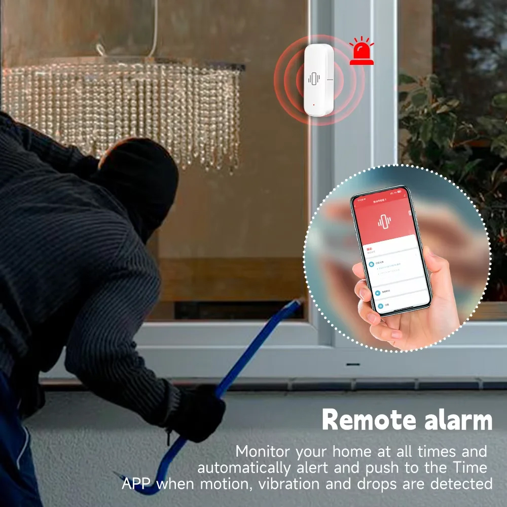 Smart ZigBee Vibration Sensor  - огляд і ціна Home Security Monitoring