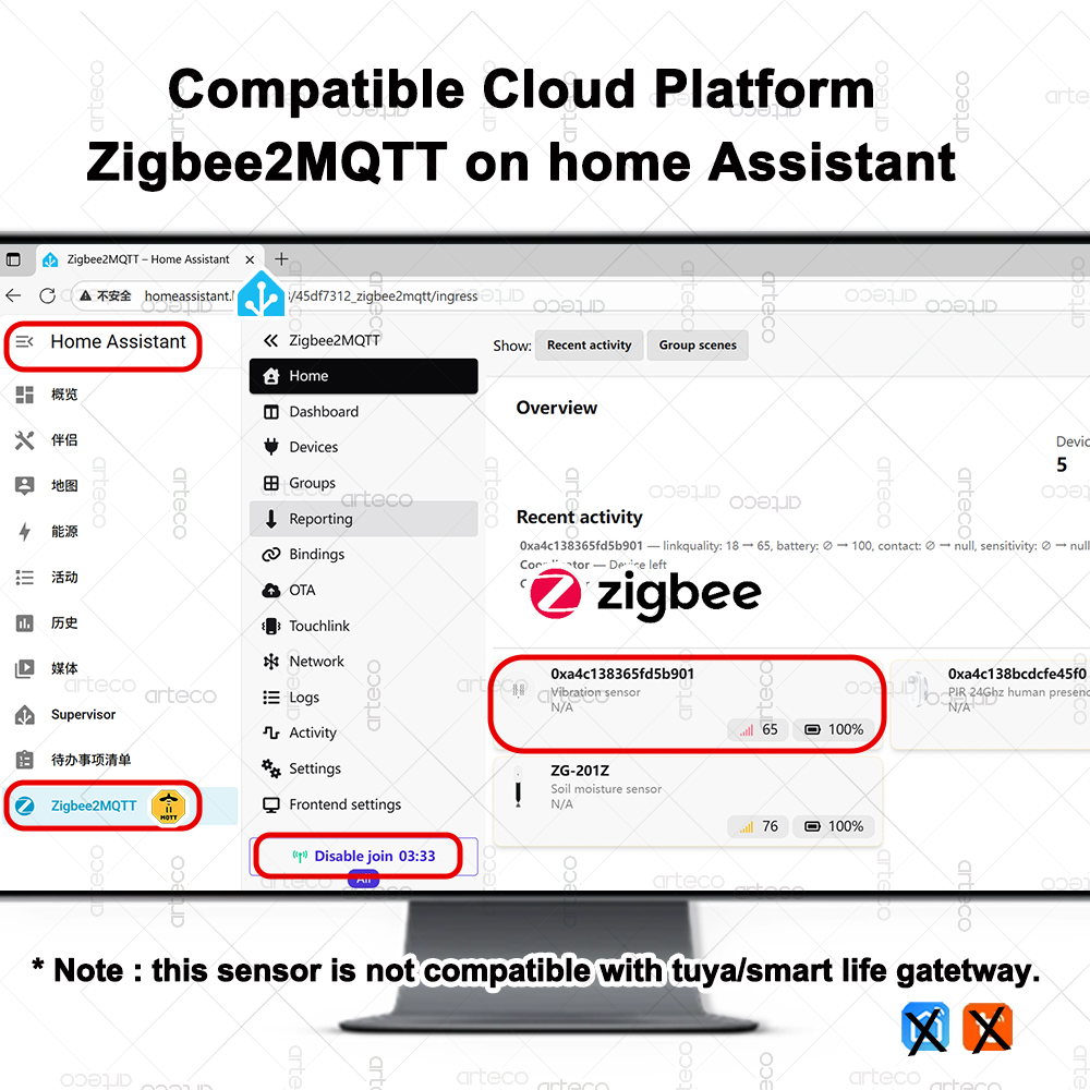 Smart ZigBee 3.0 Vibration Sen - огляд і ціна Home Security Monitoring