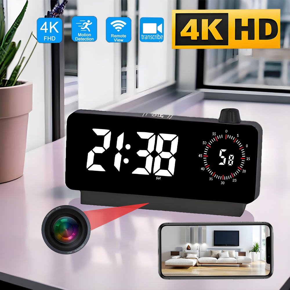 4K HD Mini WiFi Clock Camera,  - огляд і ціна Hidden Camera Clock