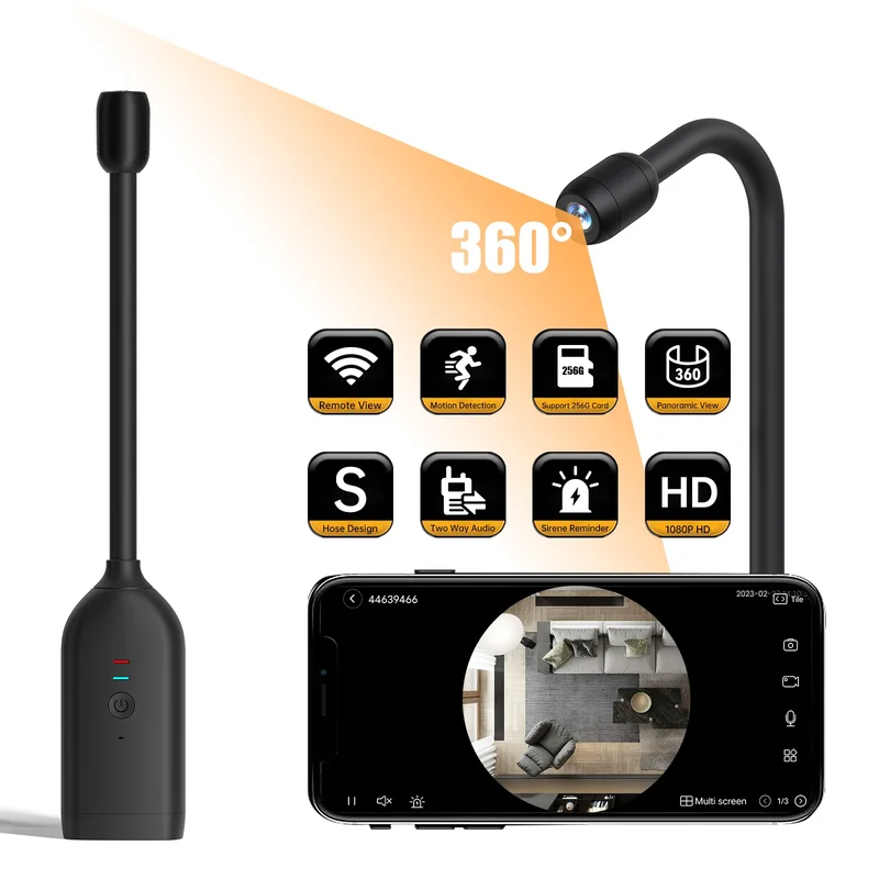 QJ700 Mini WiFi Camera HD 1080 - огляд і ціна Hidden Camera Clock