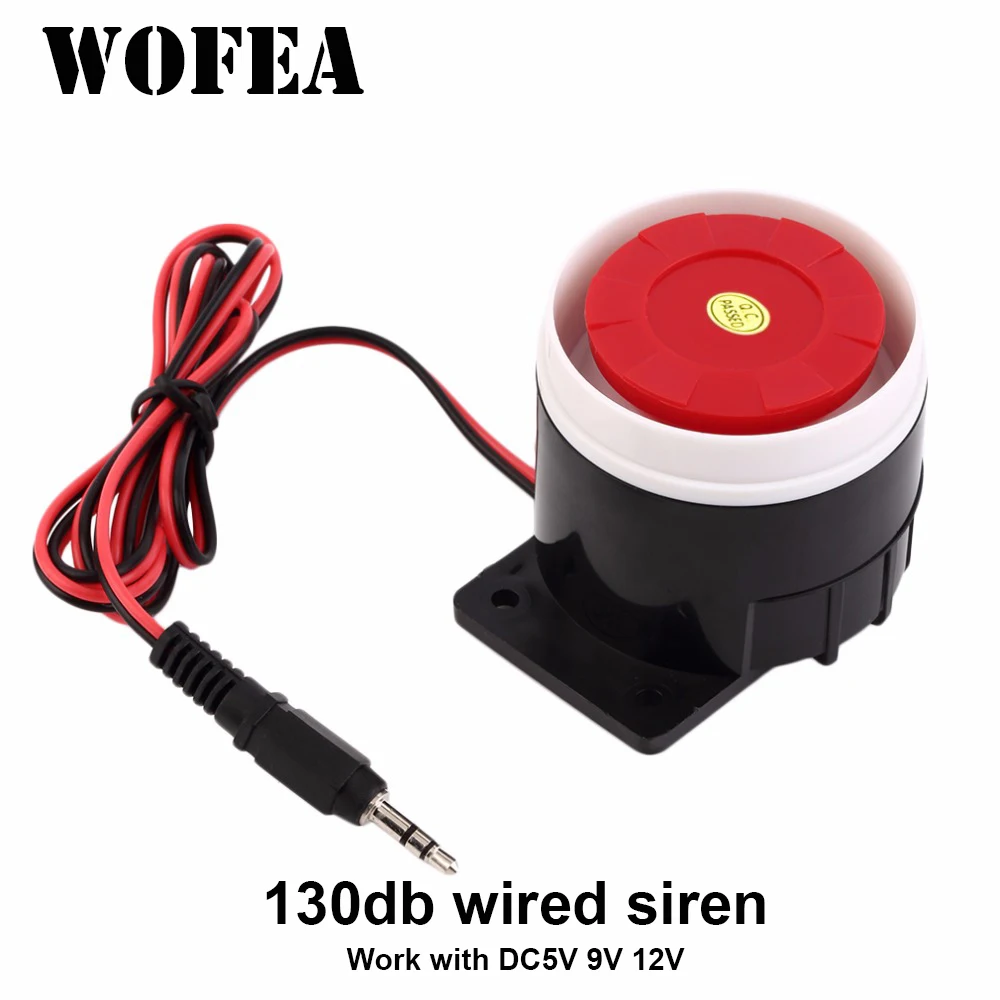 WOFEA 130db Wired Mini Sound A - огляд і ціна Alarm Siren Outdoor