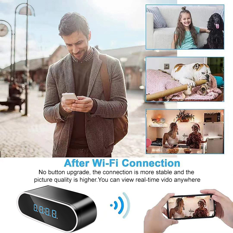 Full HD 1080P Alarm Clock Mini - огляд і ціна Hidden Camera Clock