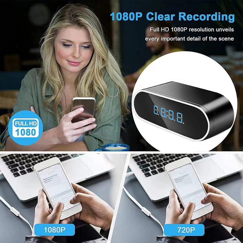 Full HD 1080P Alarm Clock Mini - огляд і ціна Hidden Camera Clock