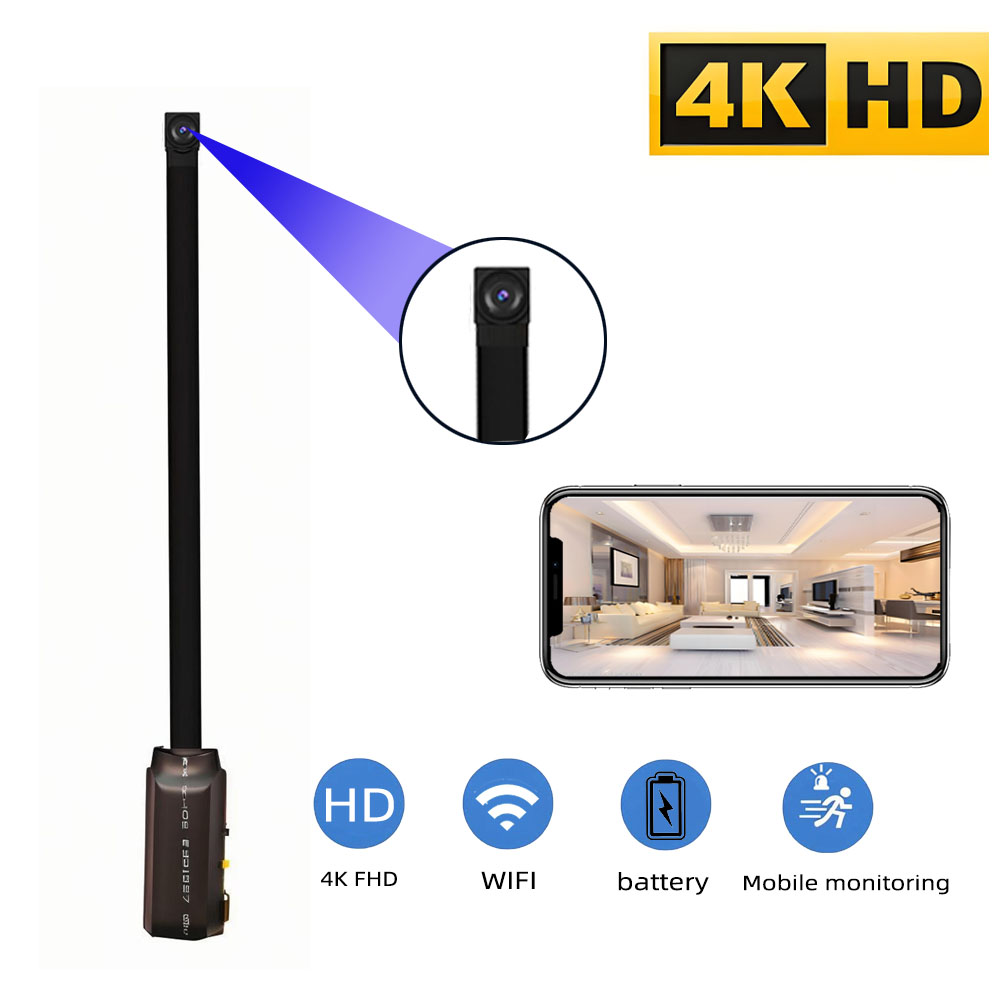 4K HD Mini WiFi Camera, Suppor - огляд і ціна Hidden Camera Clock