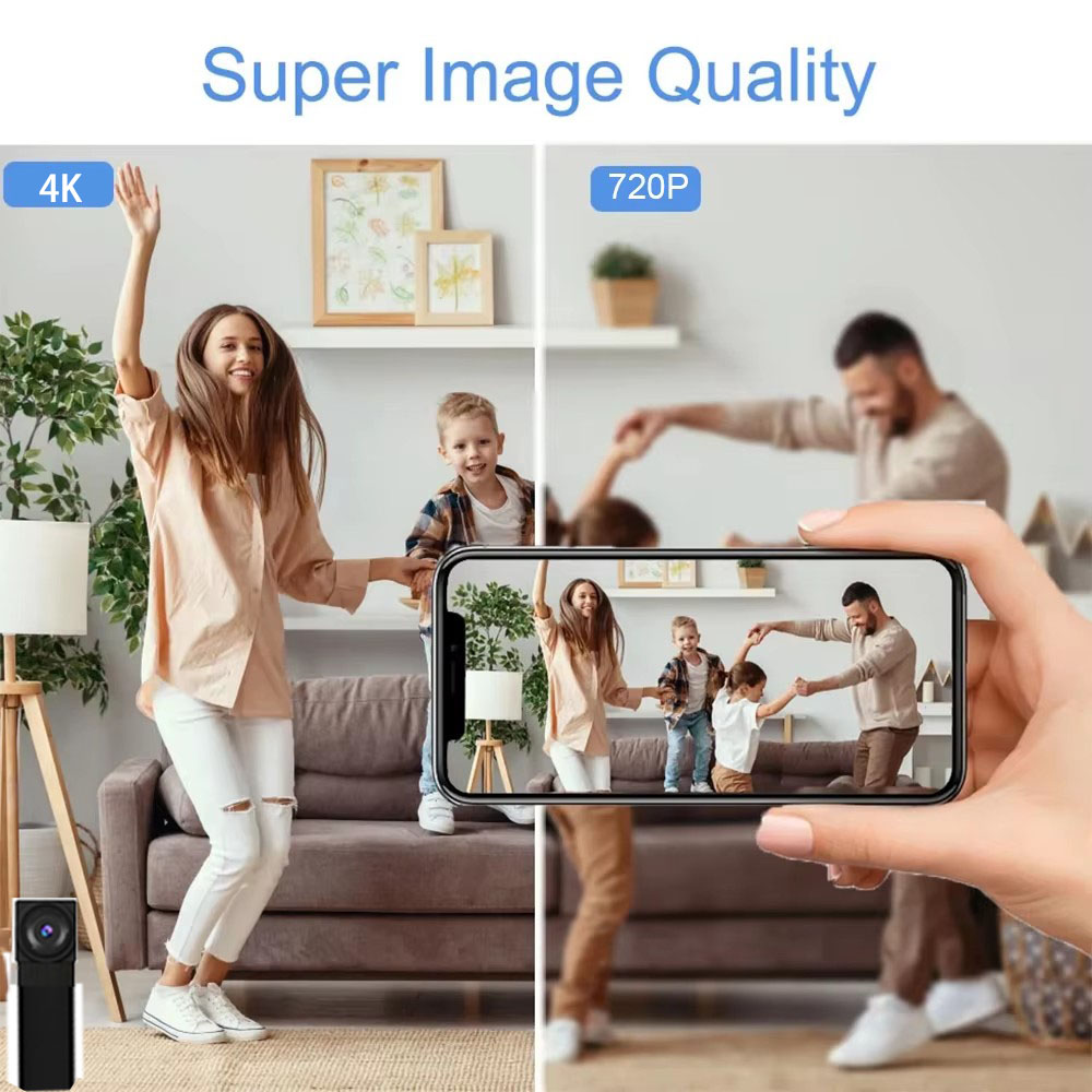 4K HD Mini WiFi Camera, Suppor - огляд і ціна Hidden Camera Clock