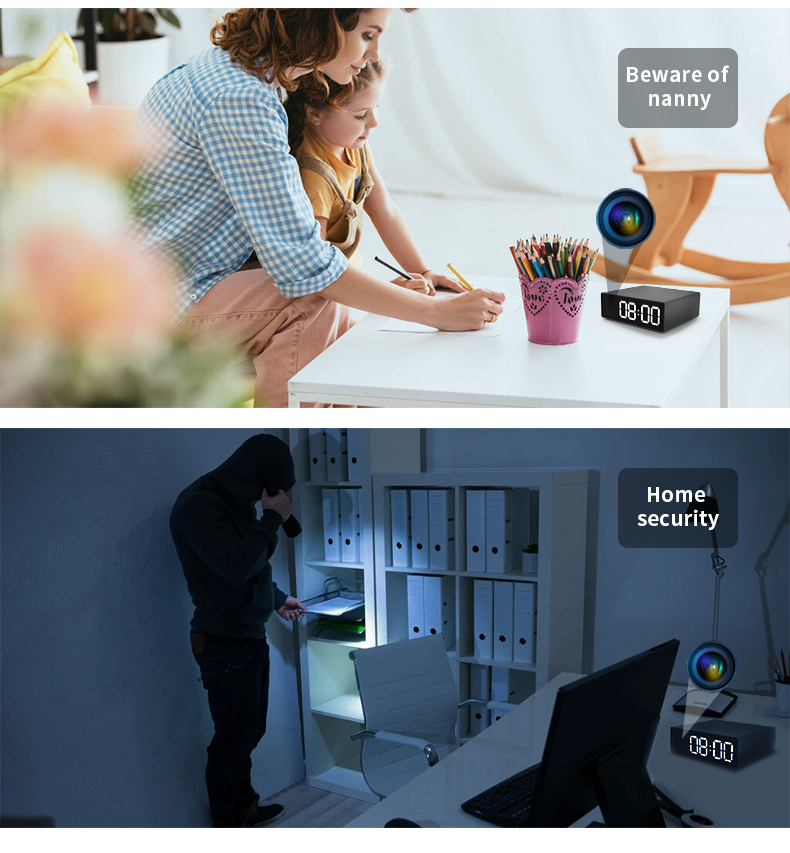 1080P Night Vision Clock Camer - огляд і ціна Hidden Camera Clock