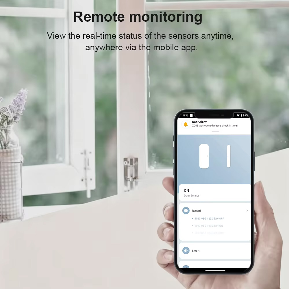 Zigbee 3.0 Door Window Sensor  - огляд і ціна Home Security Alexa