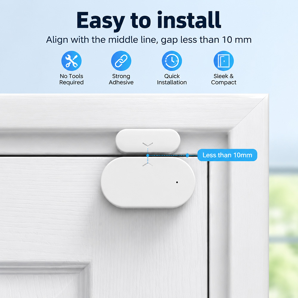 Zigbee 3.0 Door Window Sensor  - огляд і ціна Home Security Alexa
