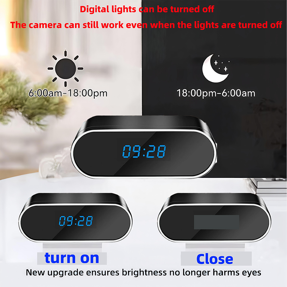 New Upgraded and Improved 4KHD - огляд і ціна Hidden Camera Clock