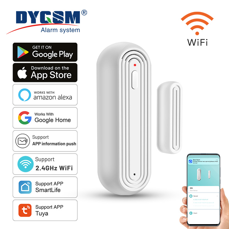 Tuya Smart WiFi Door Window Al - огляд і ціна Home Security Alexa