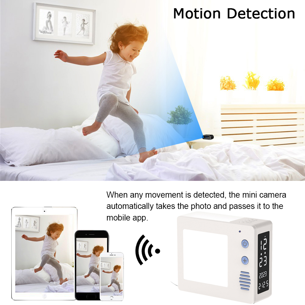 1080P HD4K WiFi Mini Camera LE - огляд і ціна Hidden Camera Clock