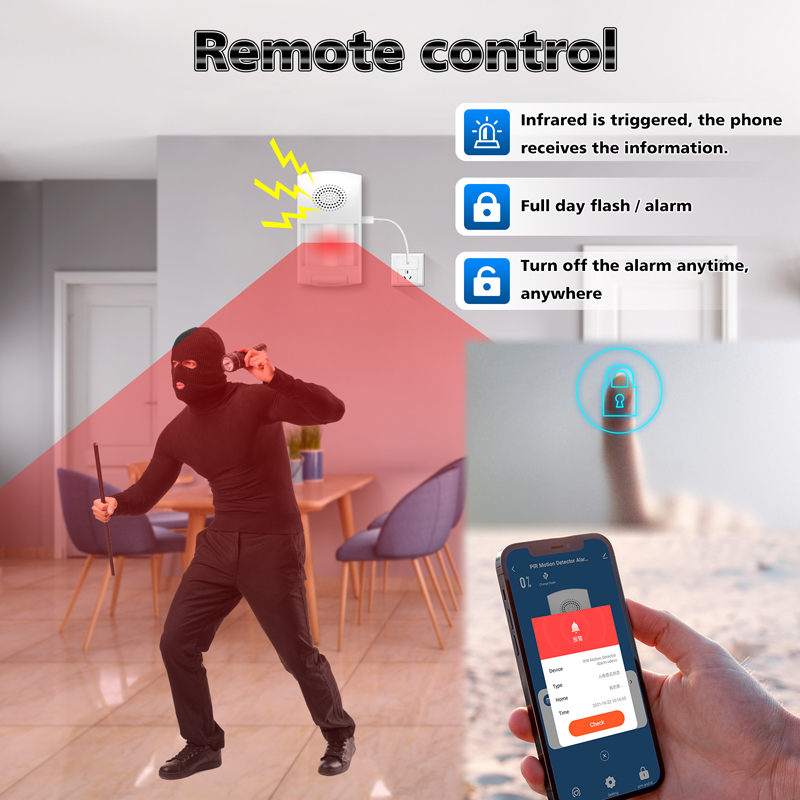 Tuya WiFi Smart Home Burglar A - огляд і ціна Home Security Alexa