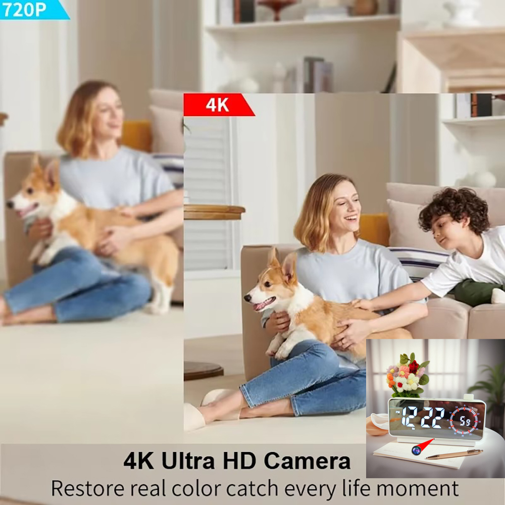 Newly Upgraded 1080P HD WiFi M - огляд і ціна Hidden Camera Clock