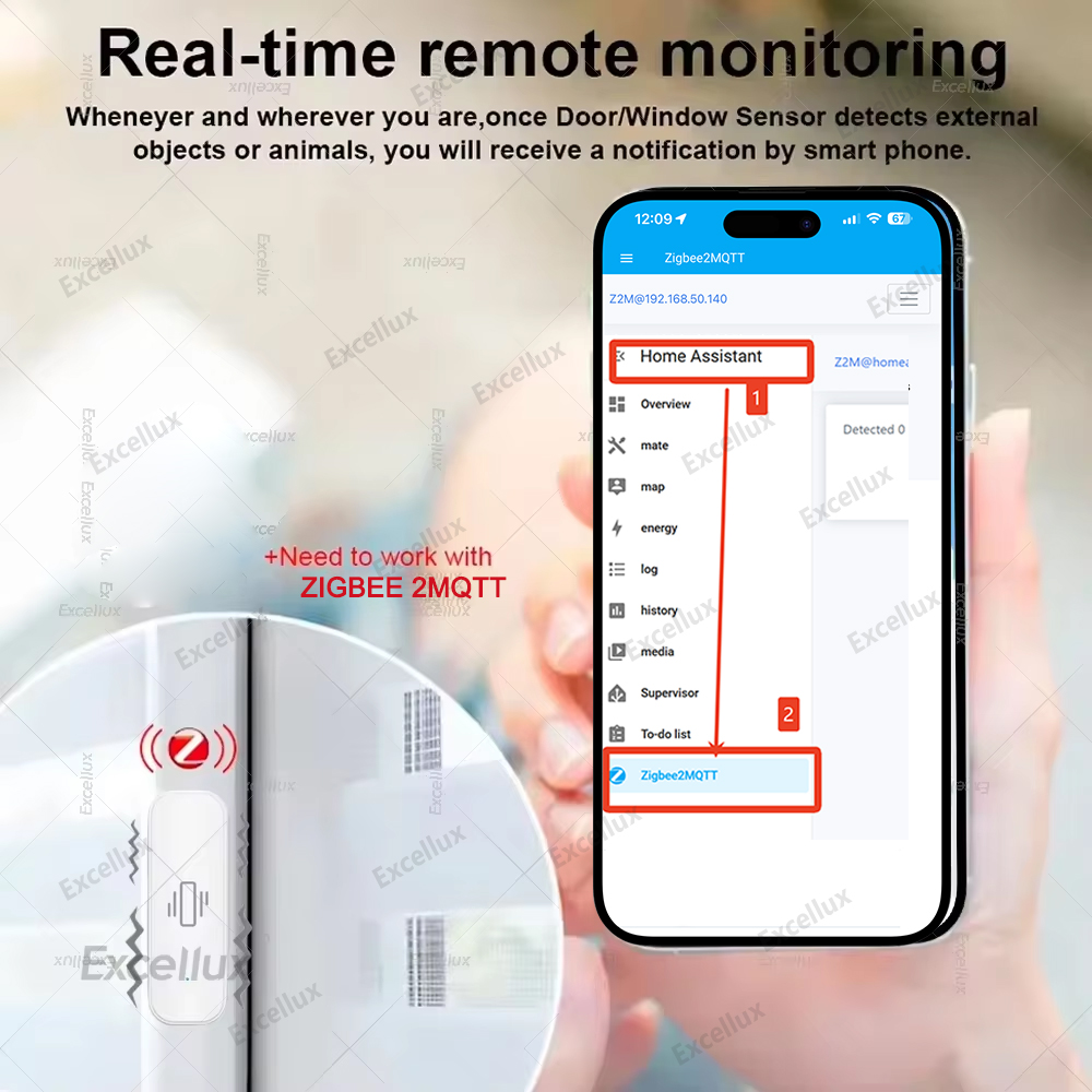 Zigbee Smart Vibration Sensor  - огляд і ціна Home Security Monitoring