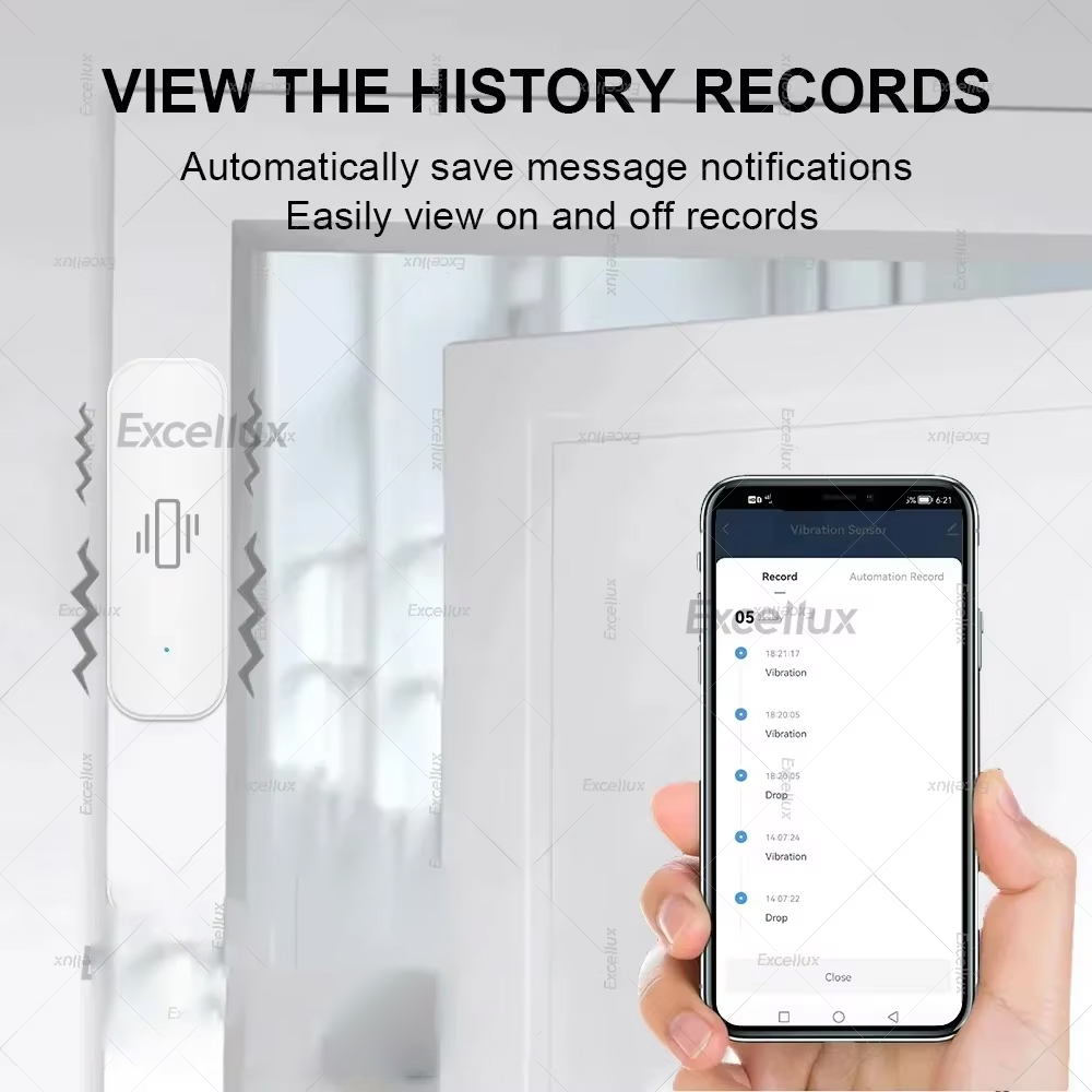 Zigbee Smart Vibration Sensor  - огляд і ціна Home Security Monitoring