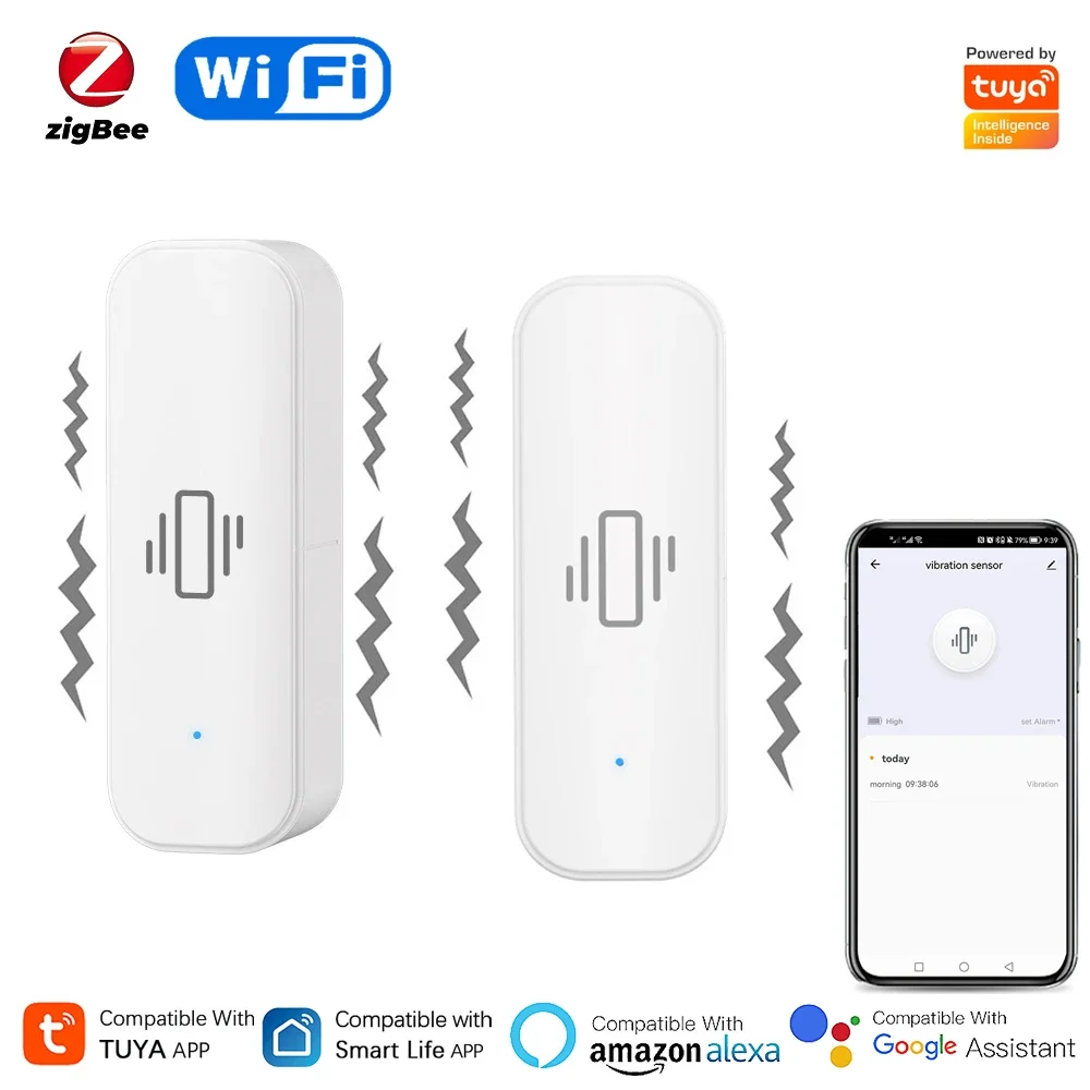 Tuya WiFi/Zigbee Smart Vibrati - огляд і ціна Home Security Monitoring