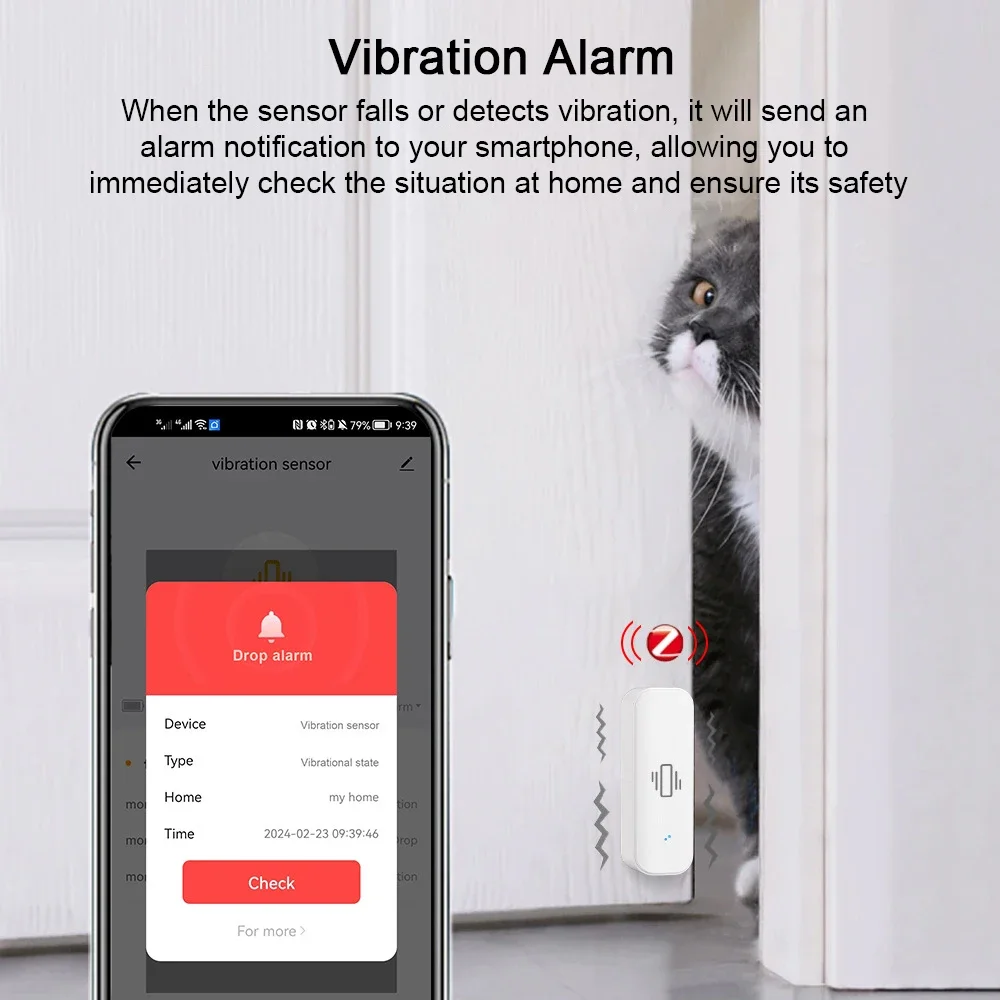 Tuya WiFi/Zigbee Smart Vibrati - огляд і ціна Home Security Monitoring