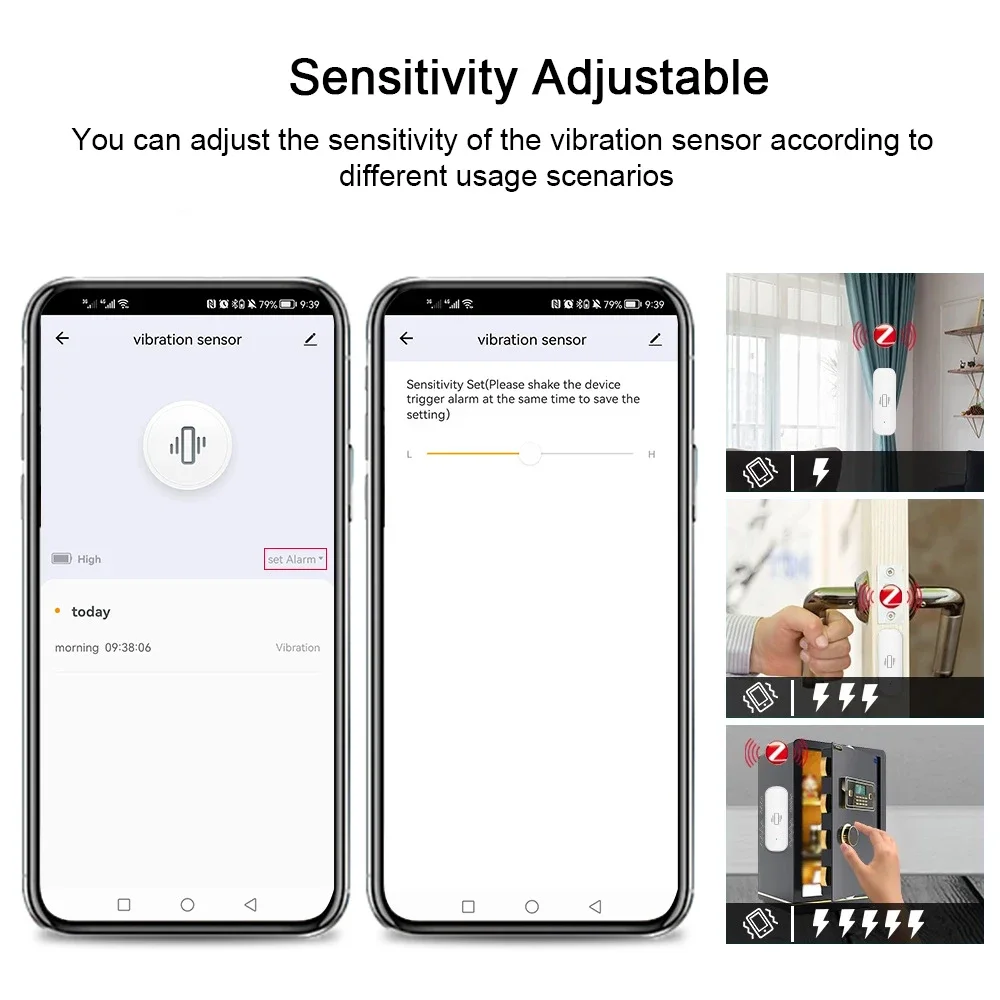 Tuya WiFi/Zigbee Smart Vibrati - огляд і ціна Home Security Monitoring