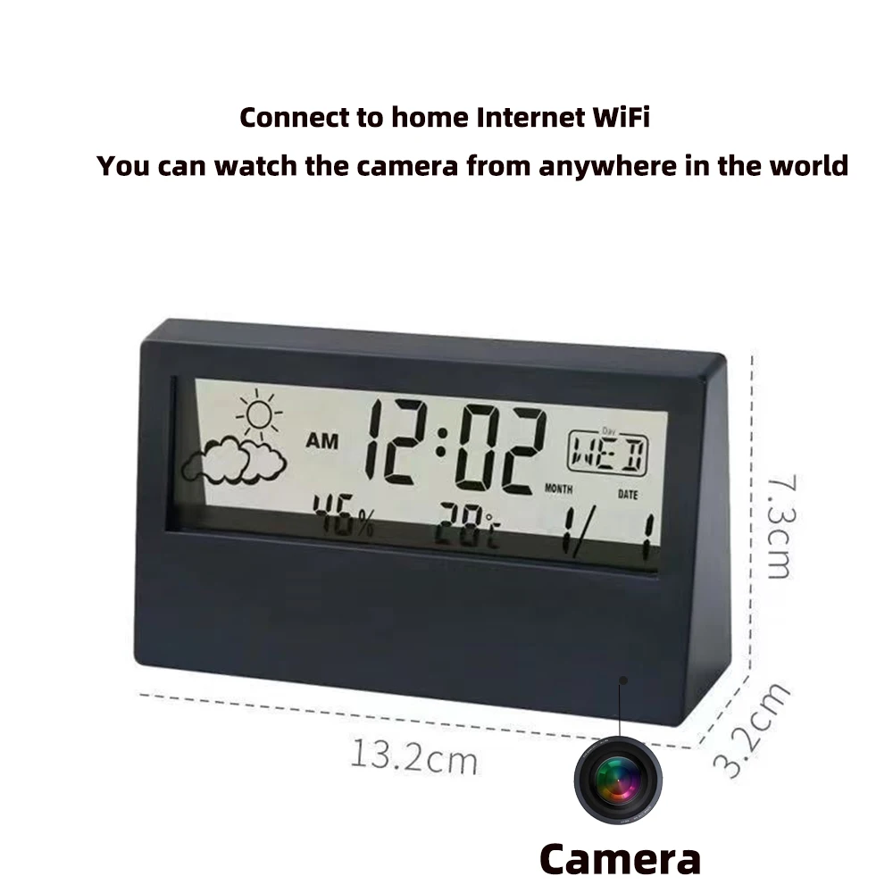 4K WiFi Clock Camera with Moti - огляд і ціна Hidden Camera Clock