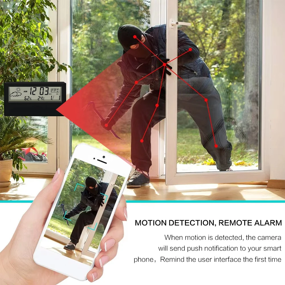 HD 4K New Mini WiFi Camera, Su - огляд і ціна Hidden Camera Clock