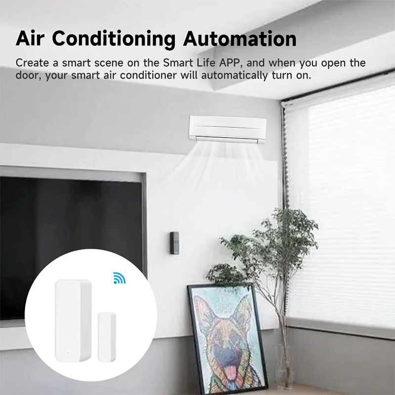 Tuya WiFi Smart Door Sensor Do - огляд і ціна Home Security Alexa