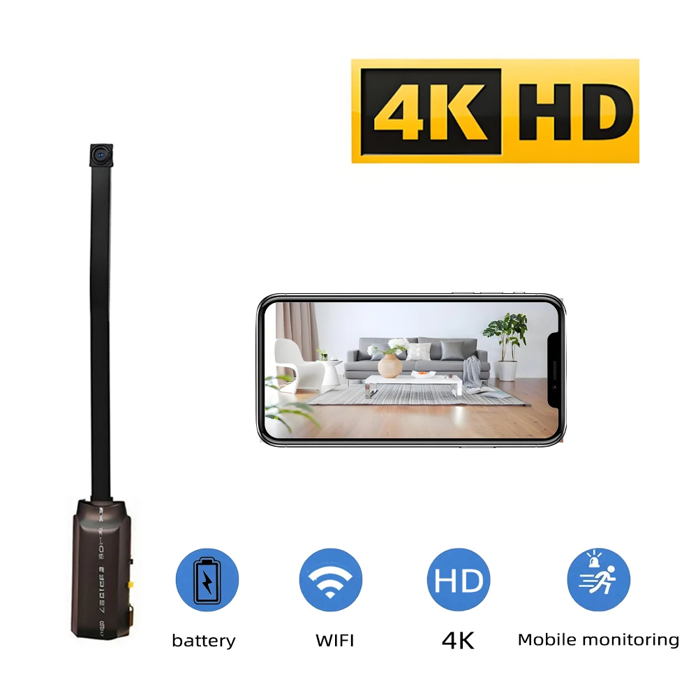 Upgraded Version, 4K HD Mini W - огляд і ціна Hidden Camera Clock